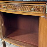 Half-moon commode in the Louis XVI style