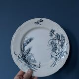 Dish plate in Terre de Fer XIXth, Choisy-Le-Roi