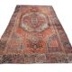 Burgundy & Red Vintage Persian Rug, 153x336Cm