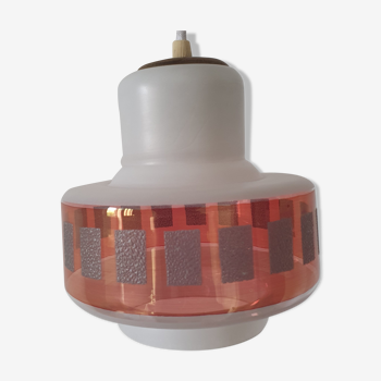 Ceiling lamp in opaline 60s