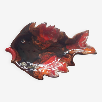 Vintage Vallauris aperitif bowl in the shape of a fish