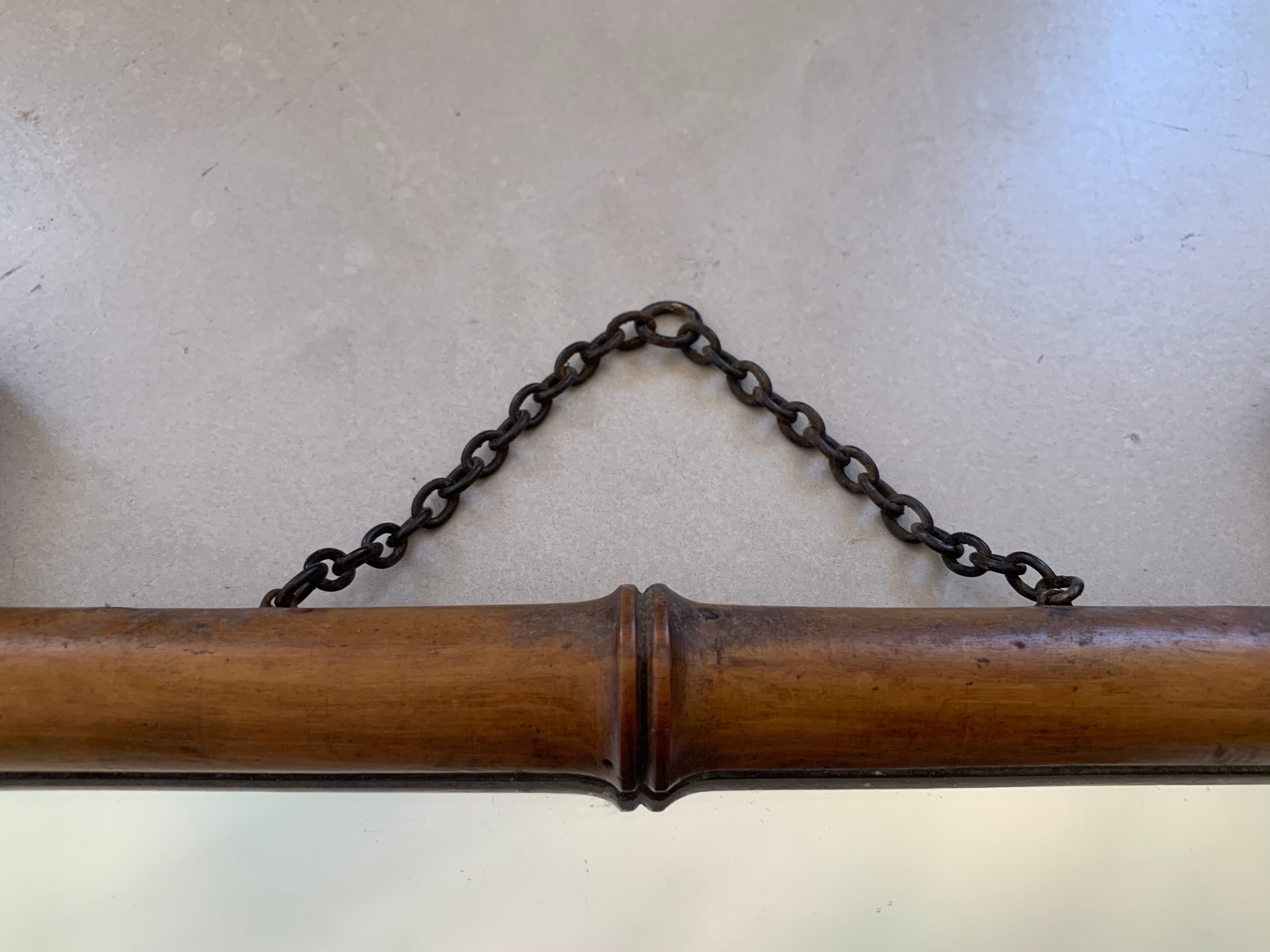Miroir bambou vintage 44x50cm