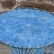 Retro "Wheat Sheaf" coffee table by McGuire America, modernist, 60s/70s.