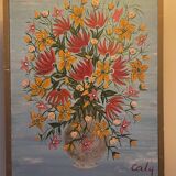 Oil on canvas by Odette Caly.