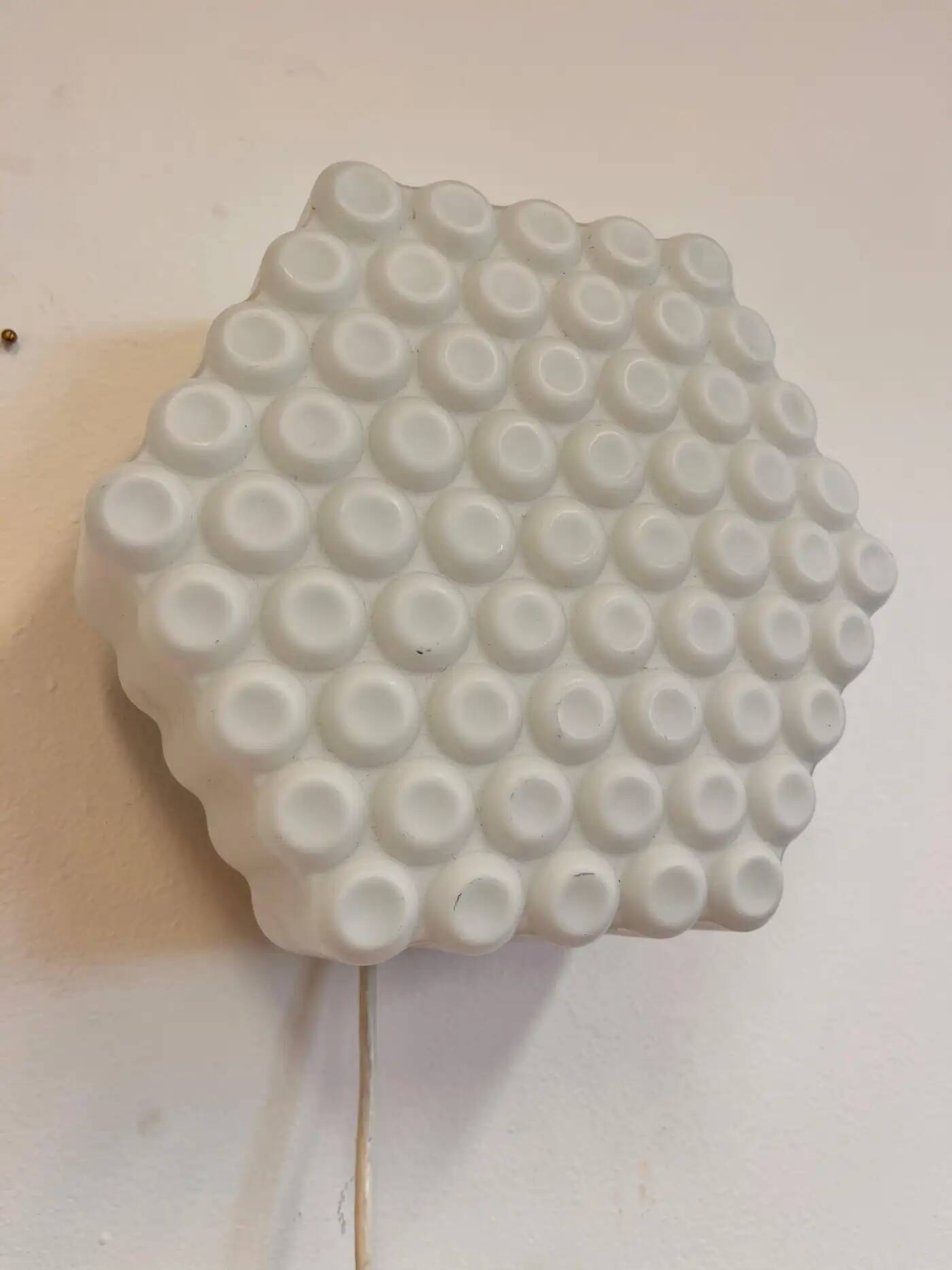 Design midcentury wall or ceiling lamp, flushmount, 1970s