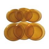 6 vintage plates