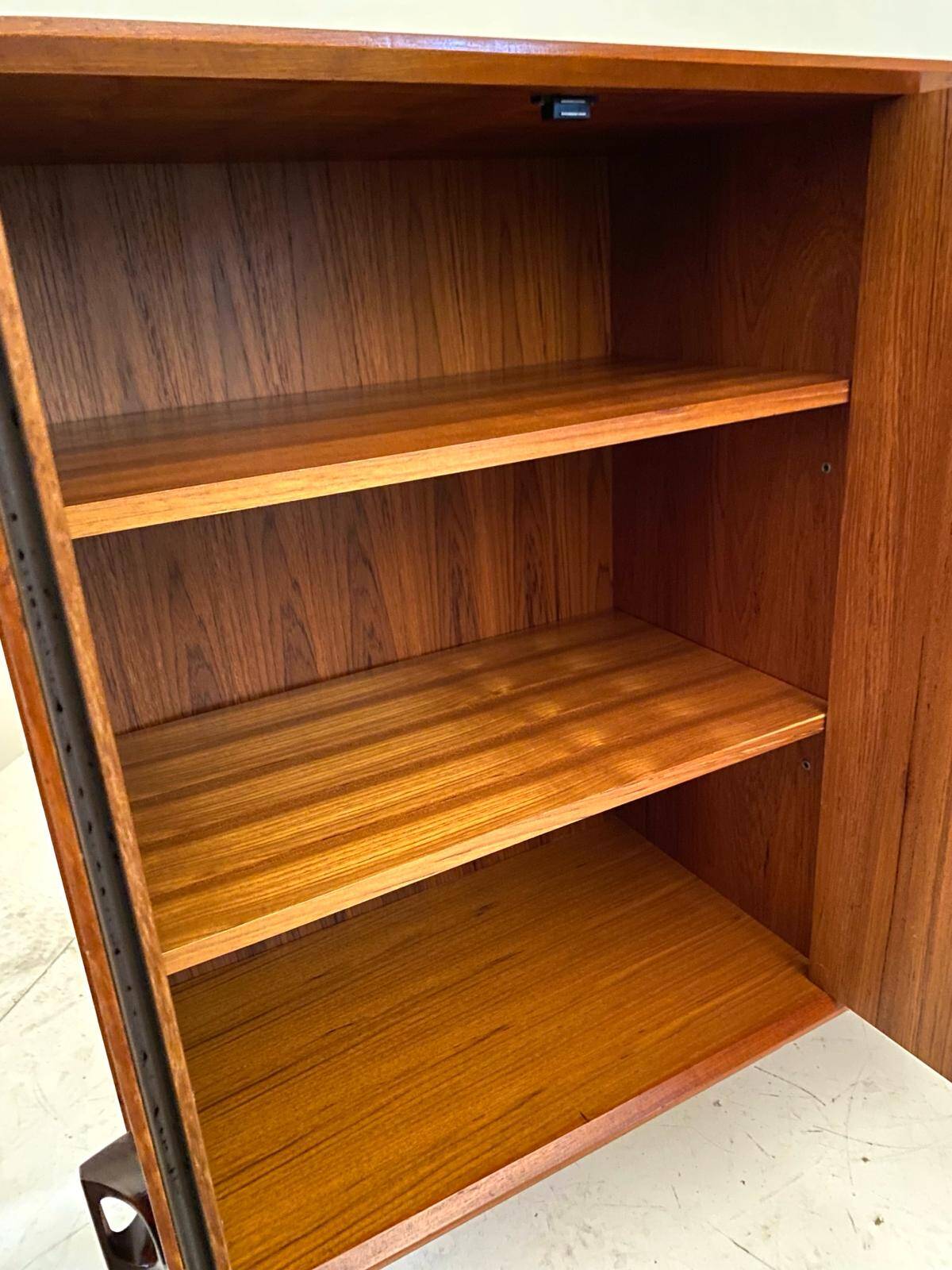 Midcentury Modern, Beech wood cabinet,  FARAM, Italy 1960 's