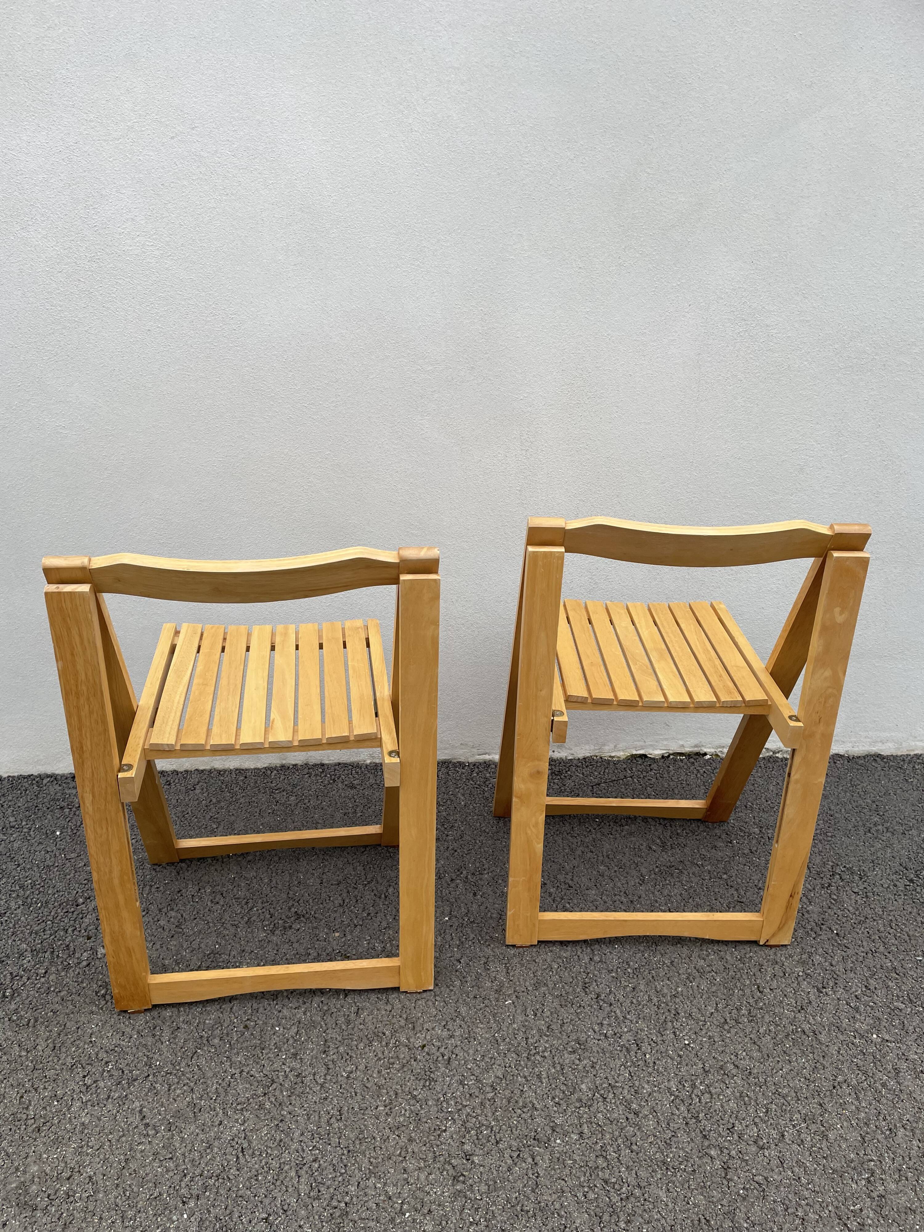 Vintage folding chairs