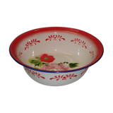 Enamelled sheet metal basin