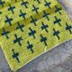 Handmade traditional natural wool rug size 1.5/2.5 m