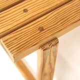 Scandinavian pine bench, Sweden, 1970