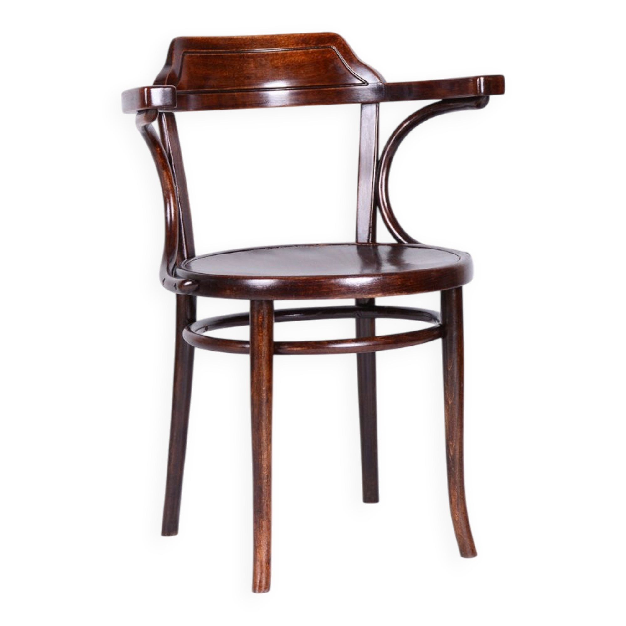 Chaise Art Déco en hêtre, années 1920
