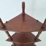 Vintage wooden corner shelf