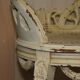 Antique French bergère window bench shabby chic