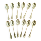 12 silver-plated coffee spoons