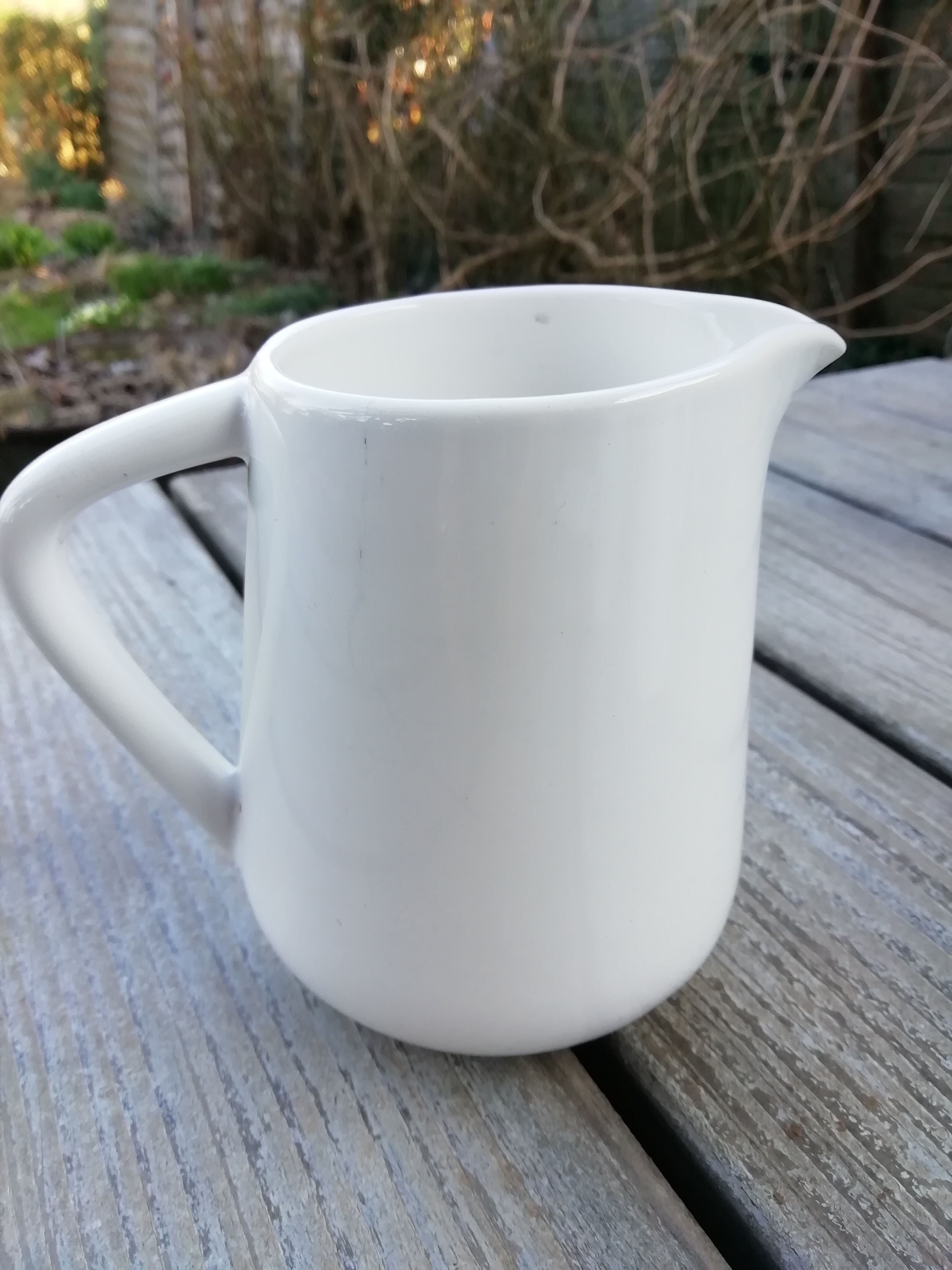 Lot of white porcelain pitchers