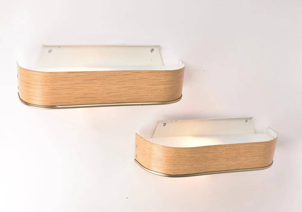 Scandinavian Vintage Wall Lights Imitation Wood