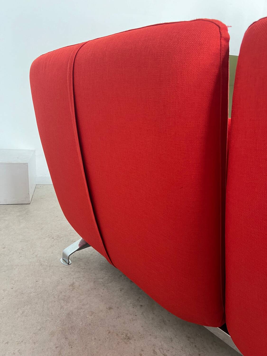 Canapé convertible 360° Le Vele Video design italien Futura 2 places rouge