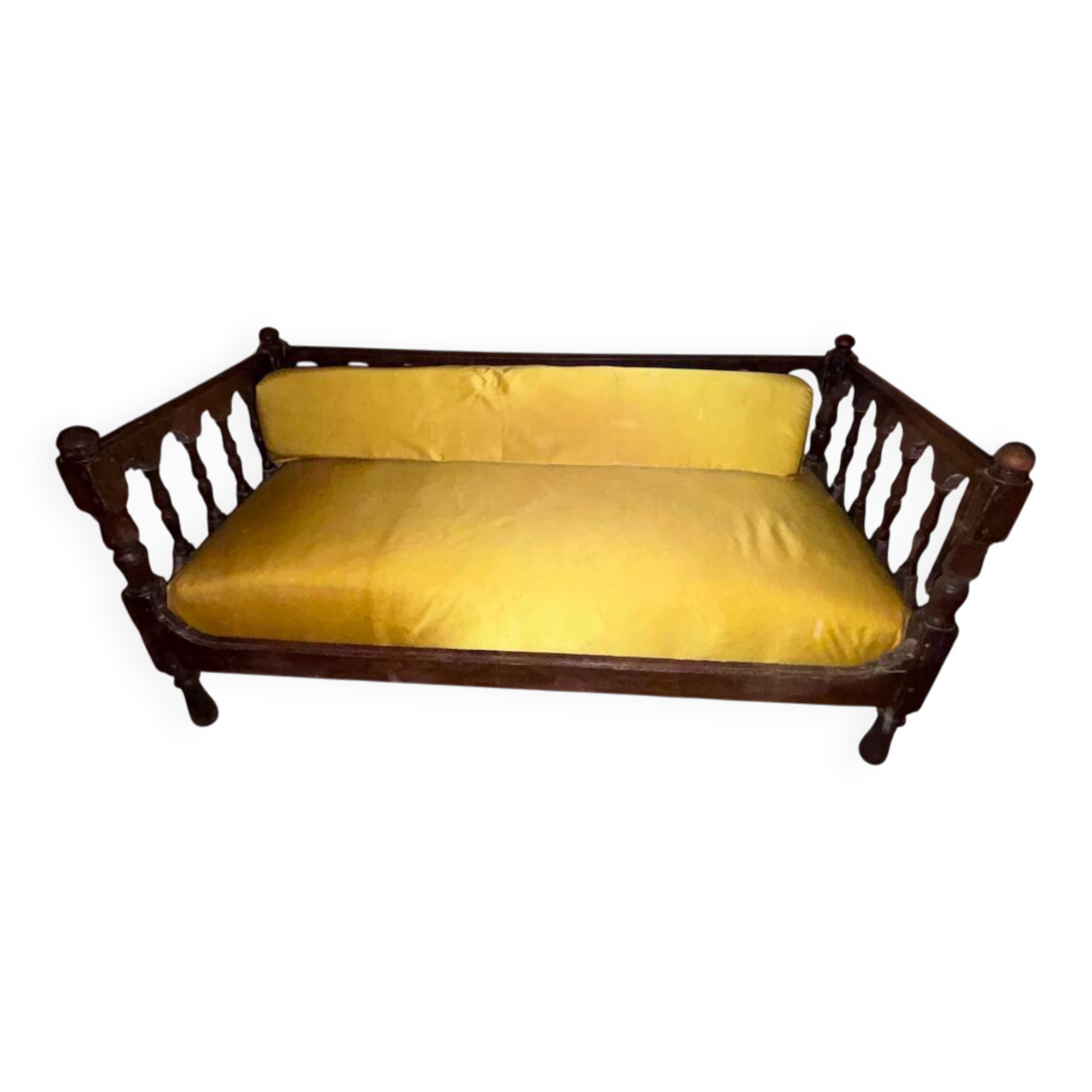 Banquette bretonne en bois massif