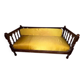 Banquette bretonne en bois massif