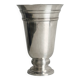 Vase ancien en métal brillant