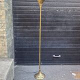 Flower floor lamp bronze sculpture 70's 80's