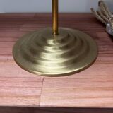 Vintage globe shell table lamp