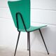 Chaise skaï verte, 50