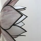 Vintage double lotus pendant light