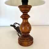 Wood and cotton lamp