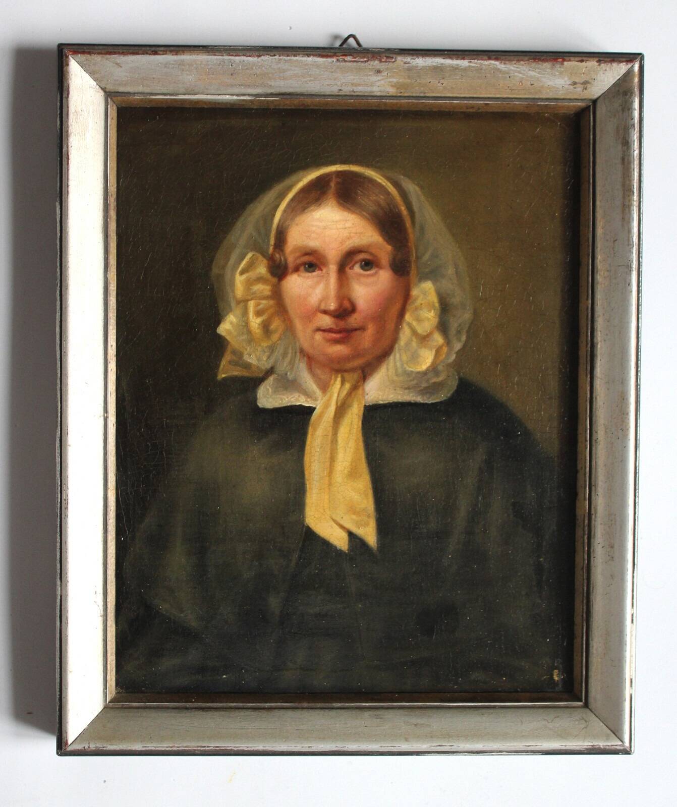 19th Century Portrait of a Lady Oil on Canvas