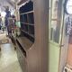 Vintage Storage Furniture for Bar Restaurant Brown Wood with Compartments