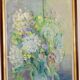 Original Swedish oil on panel from the mid-century "Whispers of Spring" Vintage