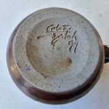 Pichet Milk jug in ceramic signed Colette Szostak