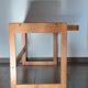 Desk and pine chair
