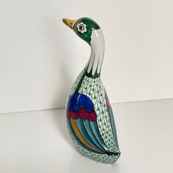 Canard en porcelaine par Lancel