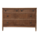 Large Art Deco chest of drawers in mahogany and ash (renovated)