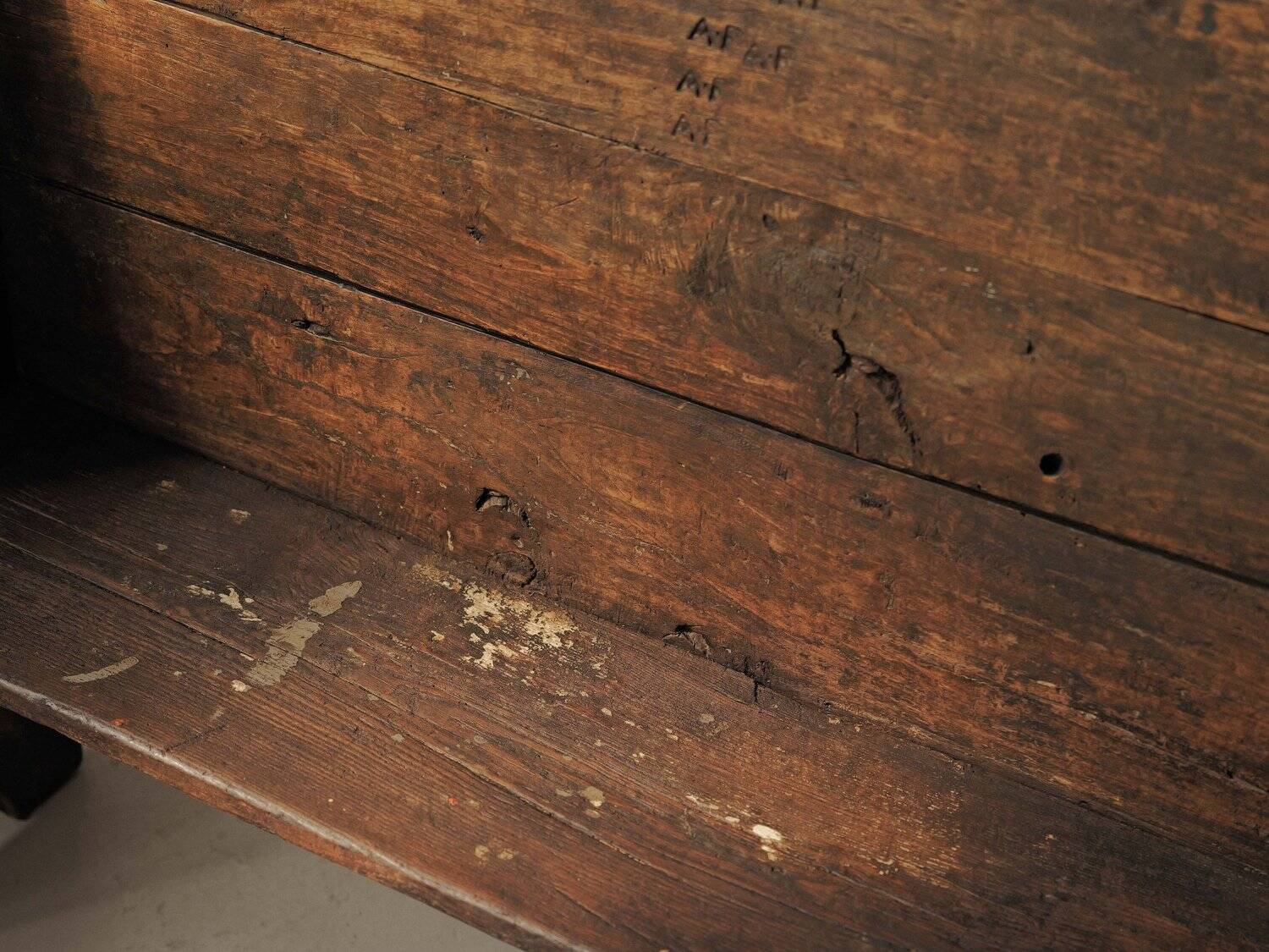 Banc de ferme, Art-Populaire, Ardèche, XIXᵉ siècle