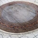 Tapis Vintage Indo-Seraband en Laine (253cm), Années 1970