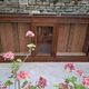 Oak display cabinet 237 cm