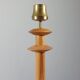Postmodern vintage pine wood table lamp from the 1980s.