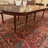 Extendable Louis XVI style mahogany dining table from the Directoire period