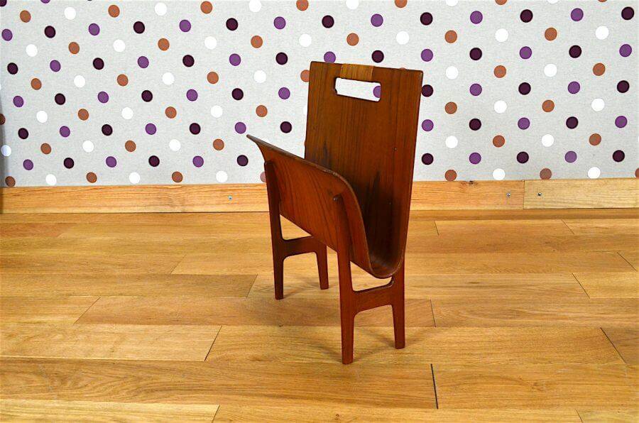 Danish Magazine Rack by Ejnar Larsen & Aksel Bender Madsen Vintage 1960