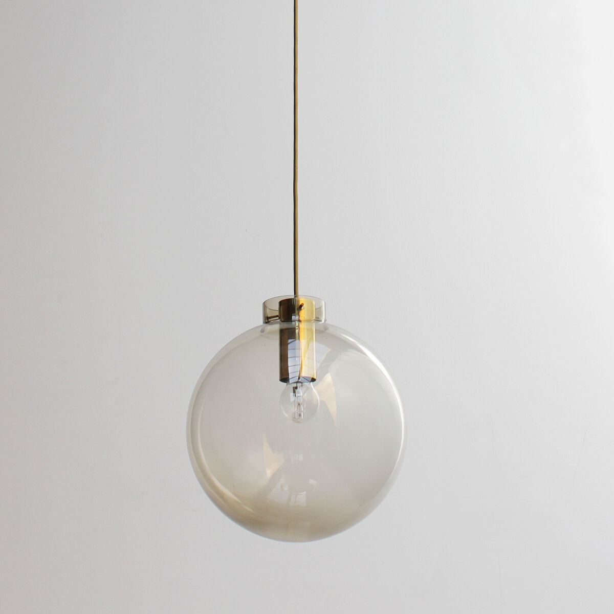 Scandinavian glass sphere pendant by Jonas Hidle for Høvik Lys