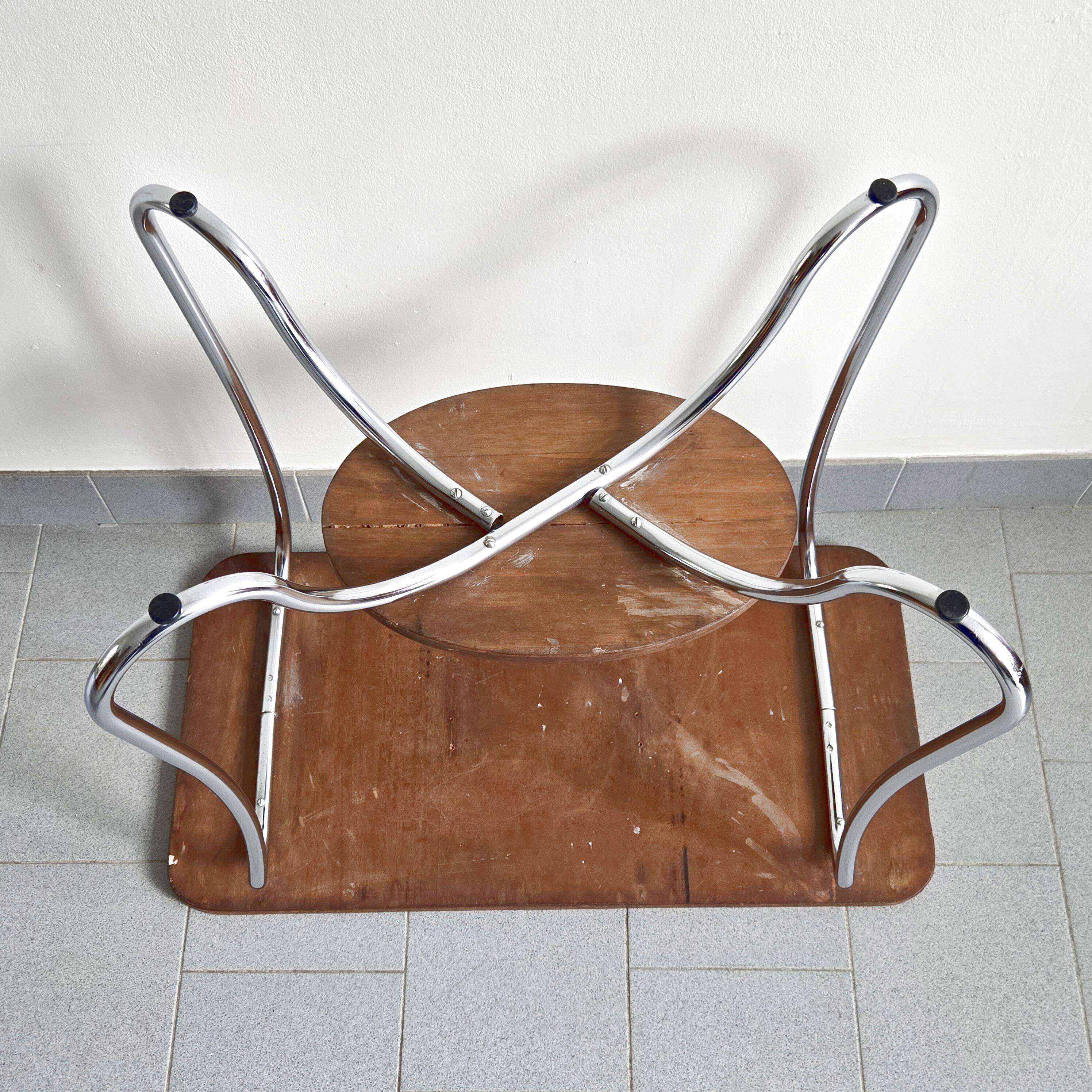 Vintage 1950s pedestal side table