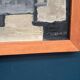 Original Swedish Oil on Canvas – “Abstract Composition” – Signed – Dated 1959 – Vintage & Framed – 77 × 35 cm