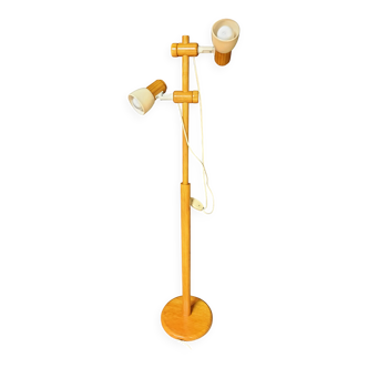 Swedish pine floor lamp, Scandinavian design from the 80s