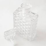Rectangular crystal whiskey decanter