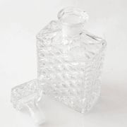 Carafe à whisky rectangulaire en cristal