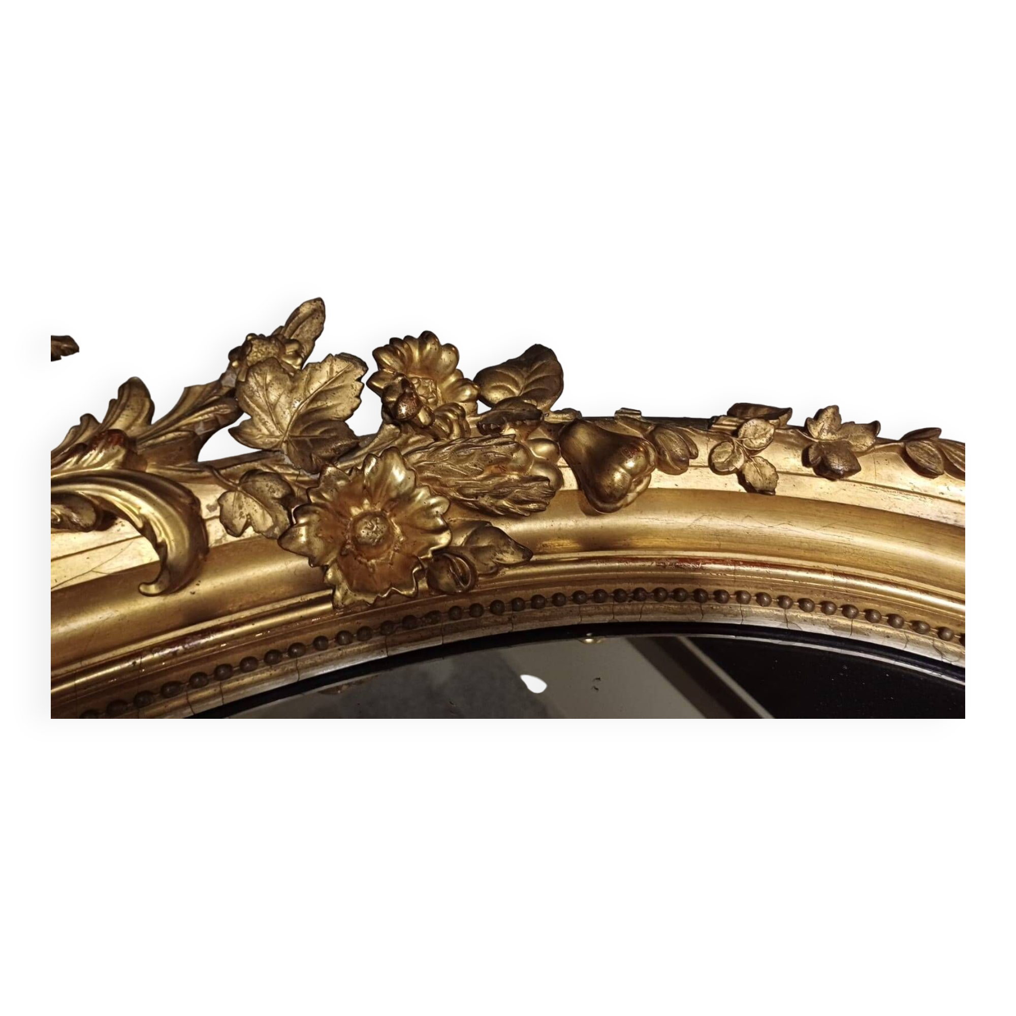 Miroir ovale Napoléon III